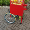 Popcornmachine inclusief verkoopwagentje-inclusief popcornpakket 100 stuks zout