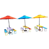 Parasol - beach (incl voet) 2,5m